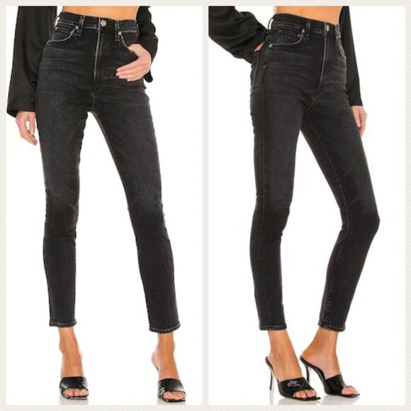 Agolde Pinch Waist High Rise Skinny Jeans in Hotline Size 34 - Picture 4 of 12